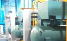 Installed power and controls to new ammonia compressors for improved efficiency in energy center